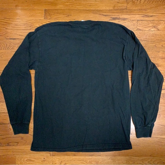 Vtg Appalachian App State Football T-Shirt Spell Out Script Long Sleeve Tee Sz L - Picture 4 of 11